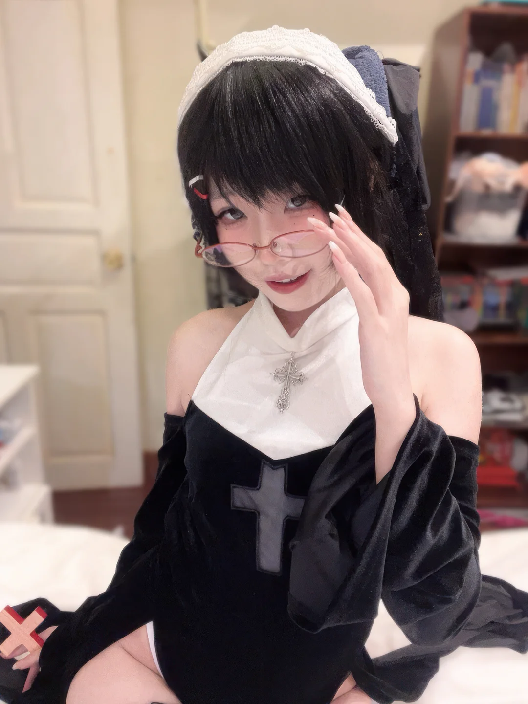 清水凪 - No.021 修女的祷告 [18P,1V-118MB] tg@simisebaisi 【丝足阁】005.webp